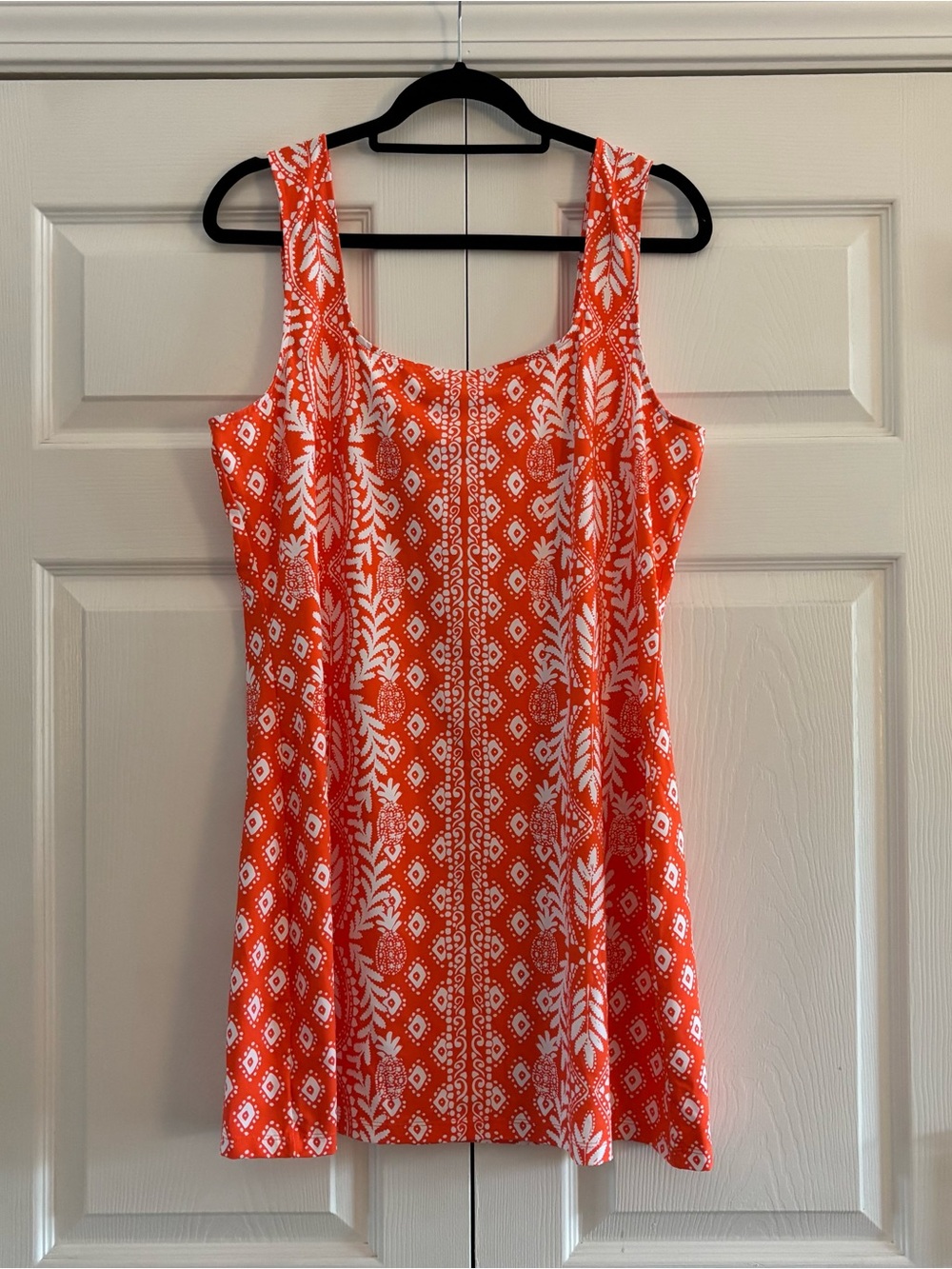 Lilly Pulitzer Orange Print Larsa Swim Cover-up Dress